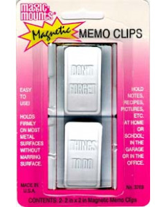 MAGNETIC MEMO CLIPS 2 PACK